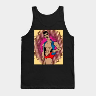 Retro Bodybuilding Lifting Weights Tank Top